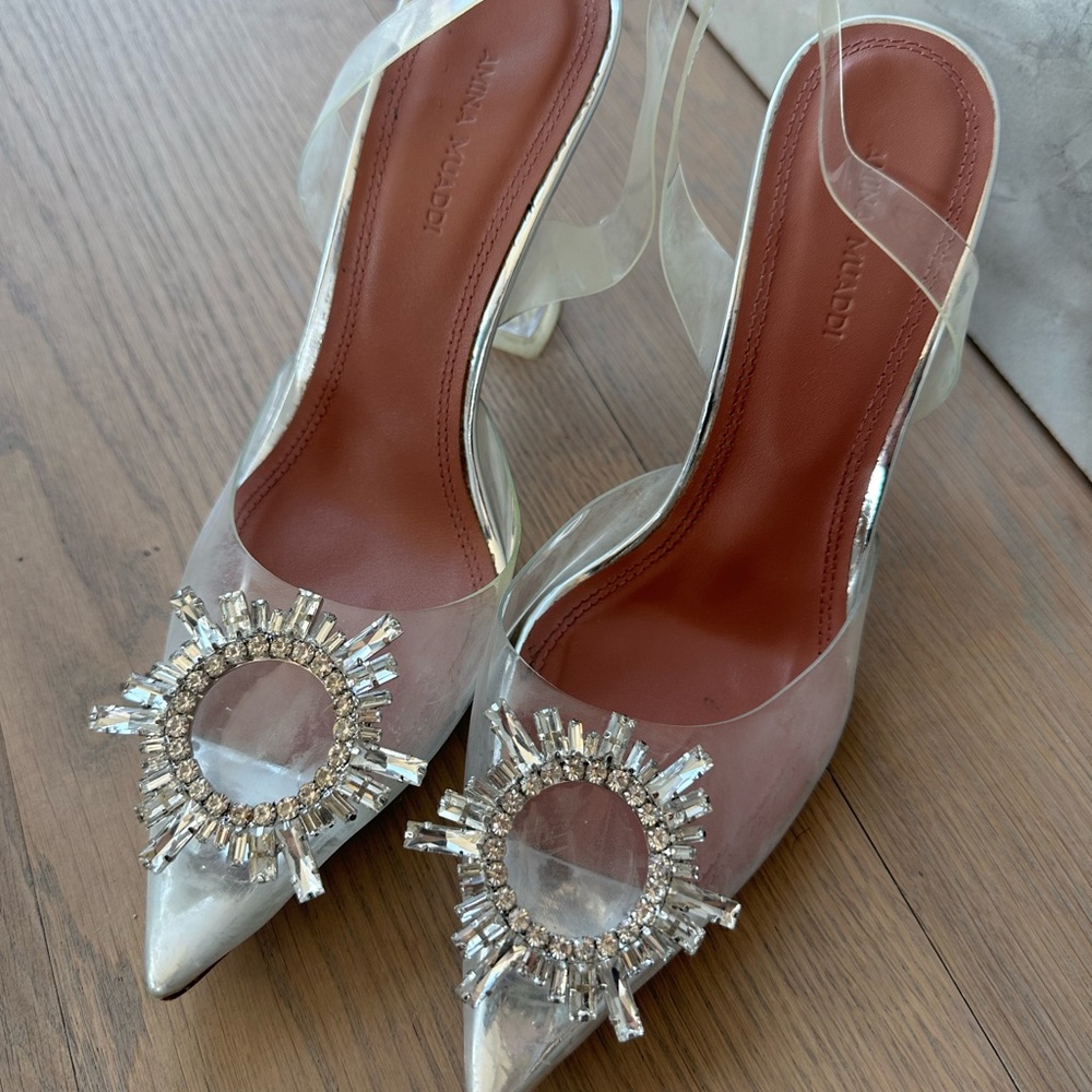 Amina Muaddi Begum slingback pumps